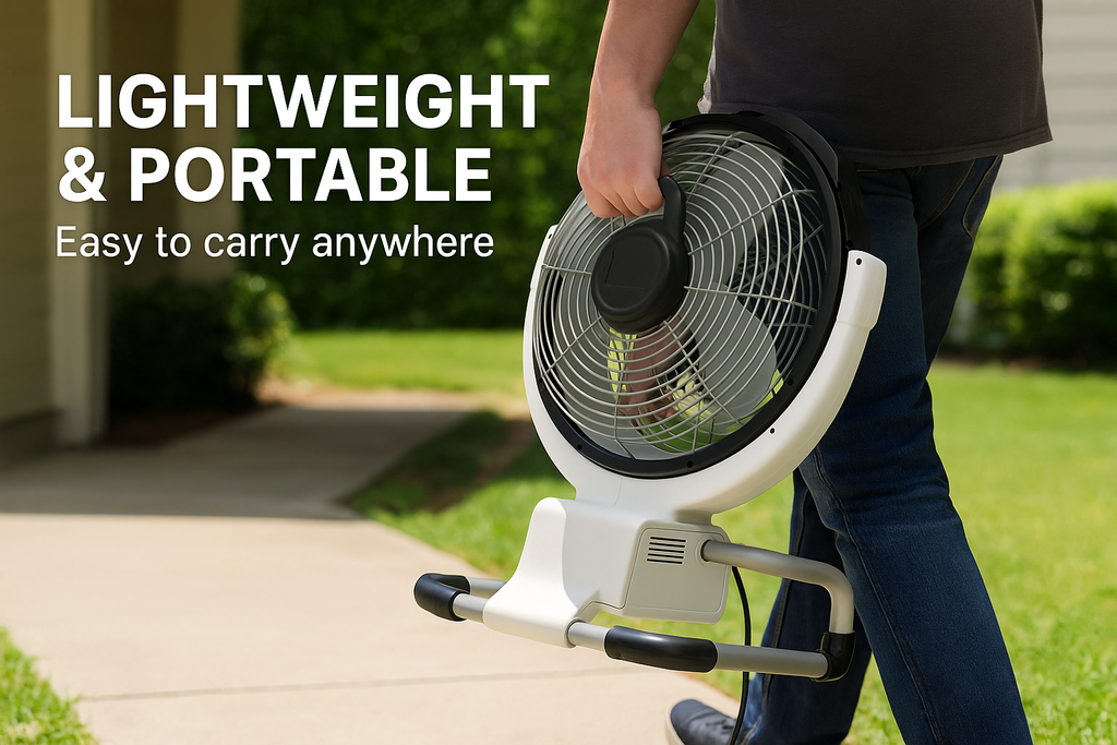 Turbo Airmaxx 40cm Cooling Fan - High Performance Portable Fan